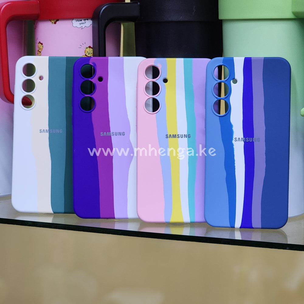 Samsung A 55 5G Case A55 Phone Cases Multi Colored Rainbow