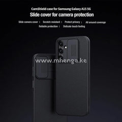 Samsung A15 5G Case With Camera Cover Galaxy Phone Case，Nillkin Camshield Pro Case Slide Lens