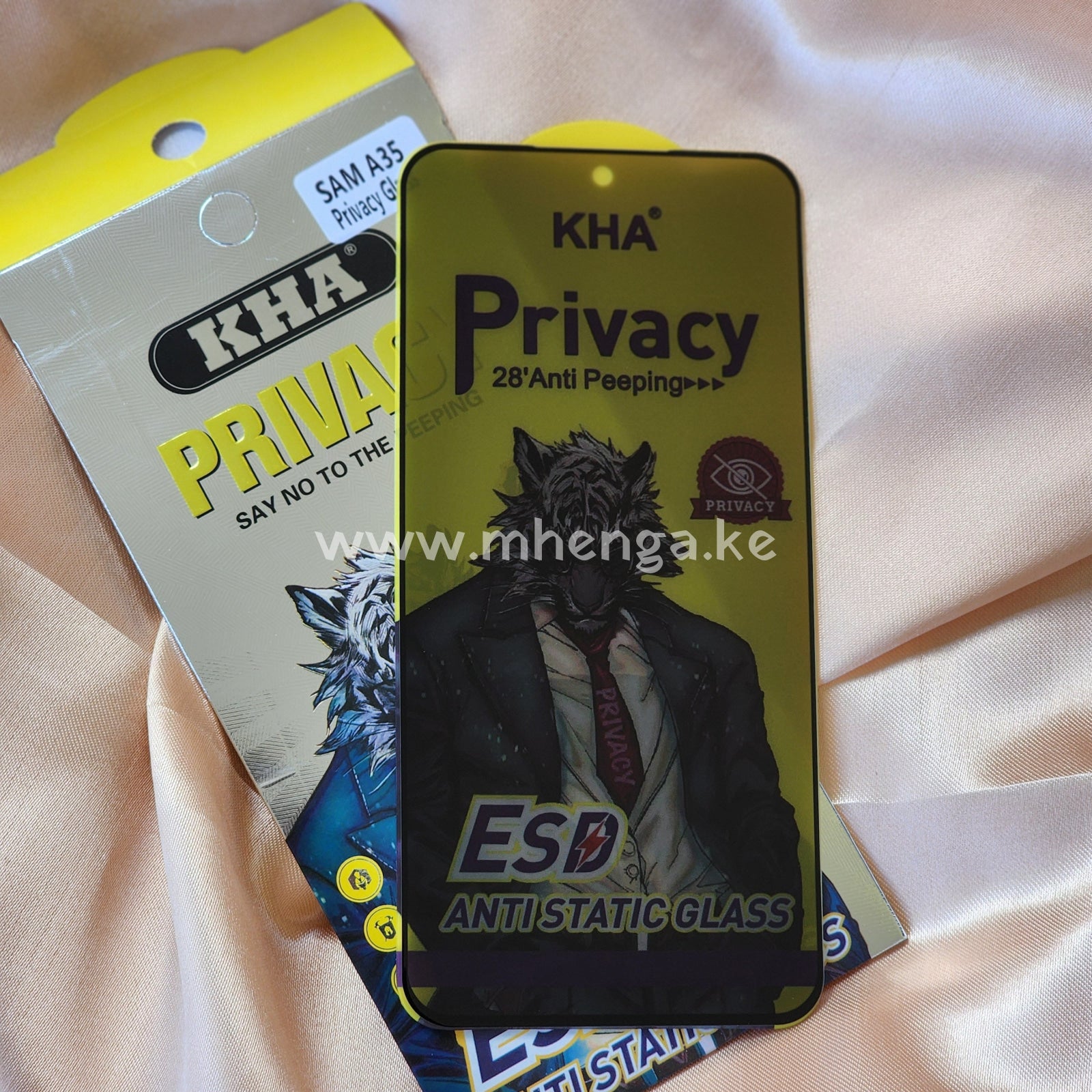 Samsung A35 Privacy Protector A 35 Protectors Glass Full Screen Esd