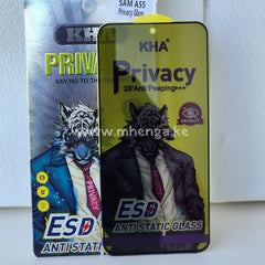 Samsung A55 Privacy Protector A 55 Protectors Glass Full Screen Esd