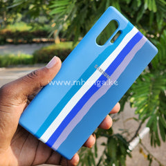 Samsung Note 10 Plus + Silicone Phone Case Stripes