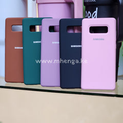 Samsung Note 8 Phone Case Cover Plain Silicone Note8 Cases