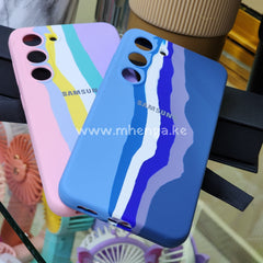 Samsung S23 Silicone Case Multi Colored Cases