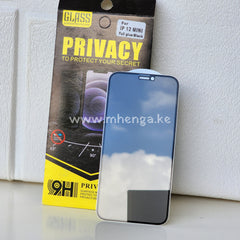 Screen Protector Glass 9H Privacy For Iphone 12 Mini Full Glue