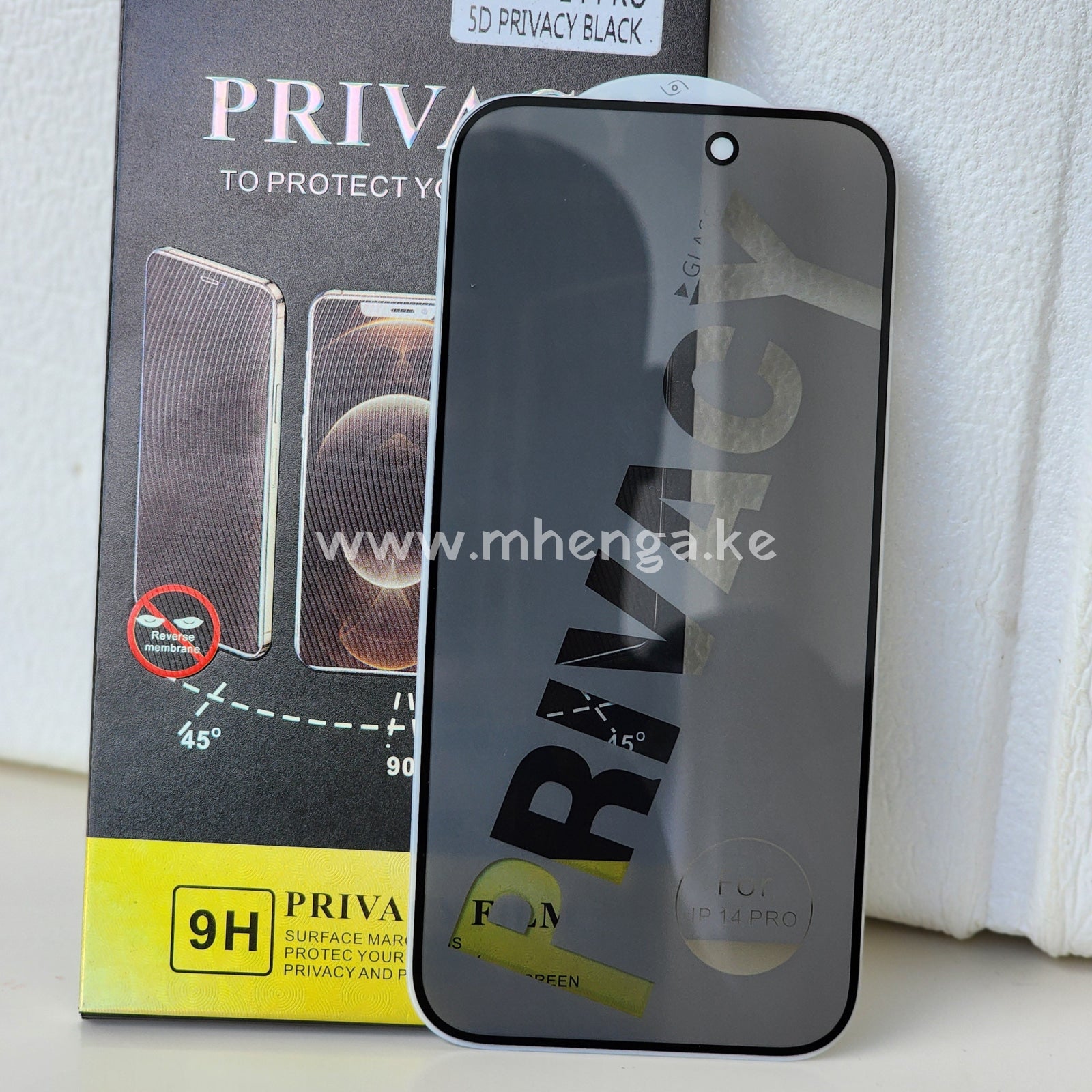 Screen Protector Glass 9H Privacy For Iphone 14 / Iphone Pro