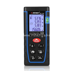 Sndway T100 Laser Distance Meter Rangefinder 100M 328Ft Trena Bubble Level Range Finder Building