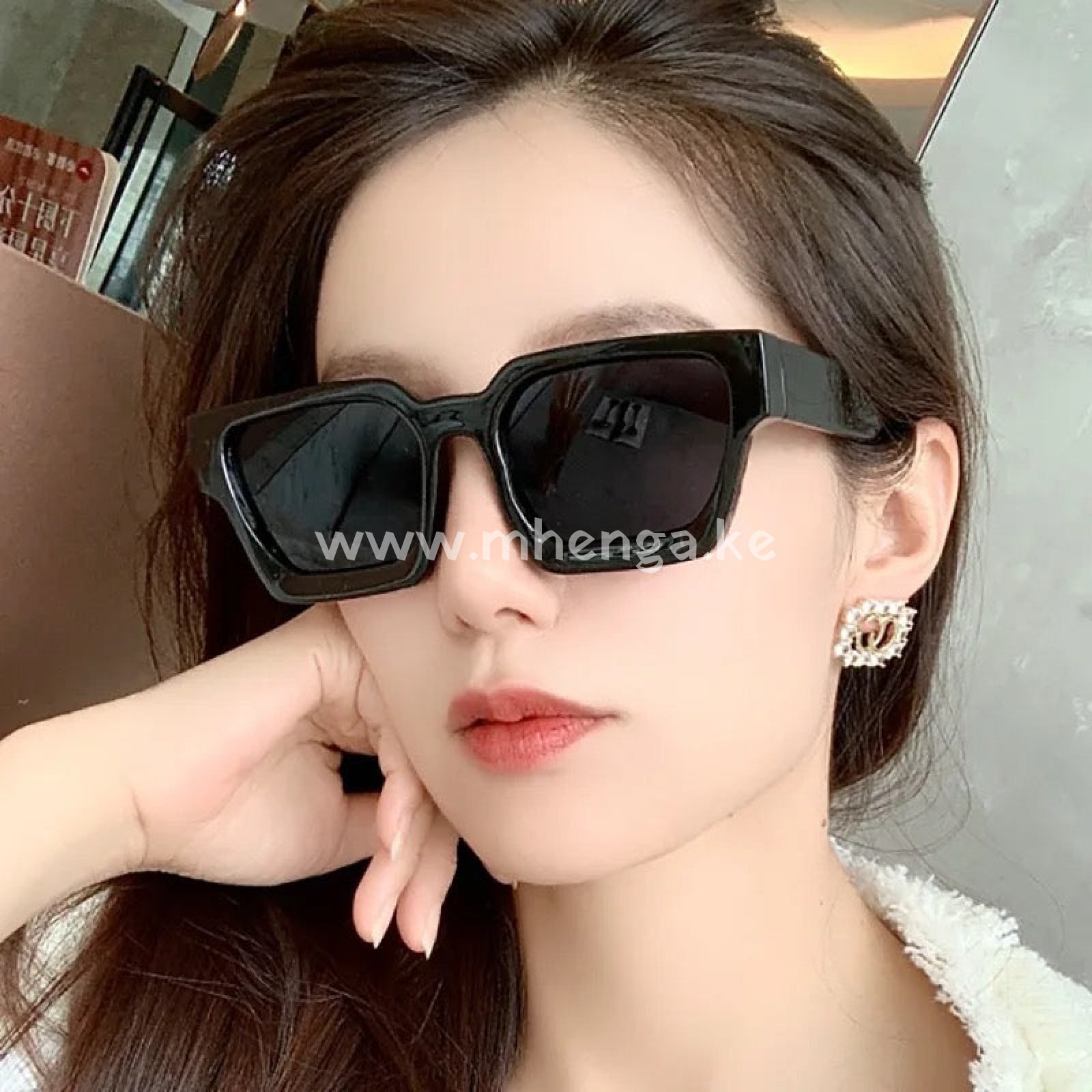 Sunglasses Square Designer Luxury Versace