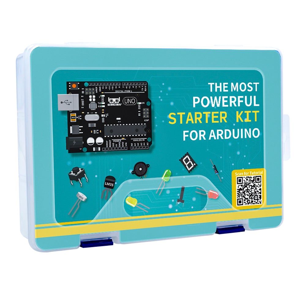 Arduino UNO Project Super Complete Starter Kit with Tutorial and UNO R3 Compatible with Arduino IDE