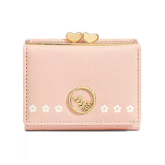 fashion multicard short wallets women PU leather wallet With Coin Pocket