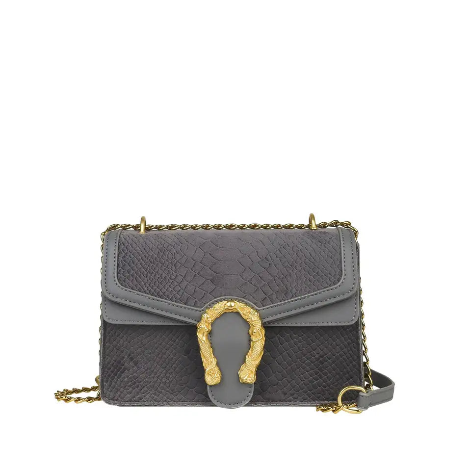 Spring Retro Crossbody Bag for Women Designer Chain Purses with Shoulder Strap Small Leather Handbags