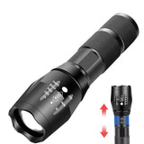 USB Rechargeable Flashlights,  Lumens Lights, 3 Modes, Zoomable & Waterproof Super Bright Flash Light for Camping, Hiking, Emergency