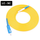3M - Singlemode Simplex Fiber Optic Cable (9/125) - LC to SC patch cord , Fiber patch cord single mode