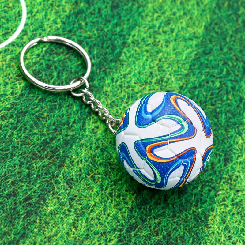 Soccer Keychains Soccer Ball Key Chain Multi color