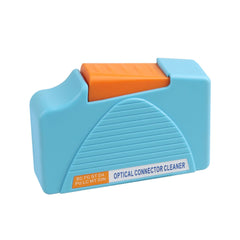 Fiber Cleaner Box - FTTH Fiber Optic Cleaning Box for FC & SC & LC End Faces & Optical Connectors -Over 500 Times Anti Static Clean Swab, Blue