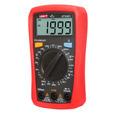 UT33D + Auto Range Digital Multimeter, Palm Size, AC and DC Voltmeter, Resistance Ammeter, Capacity Tester