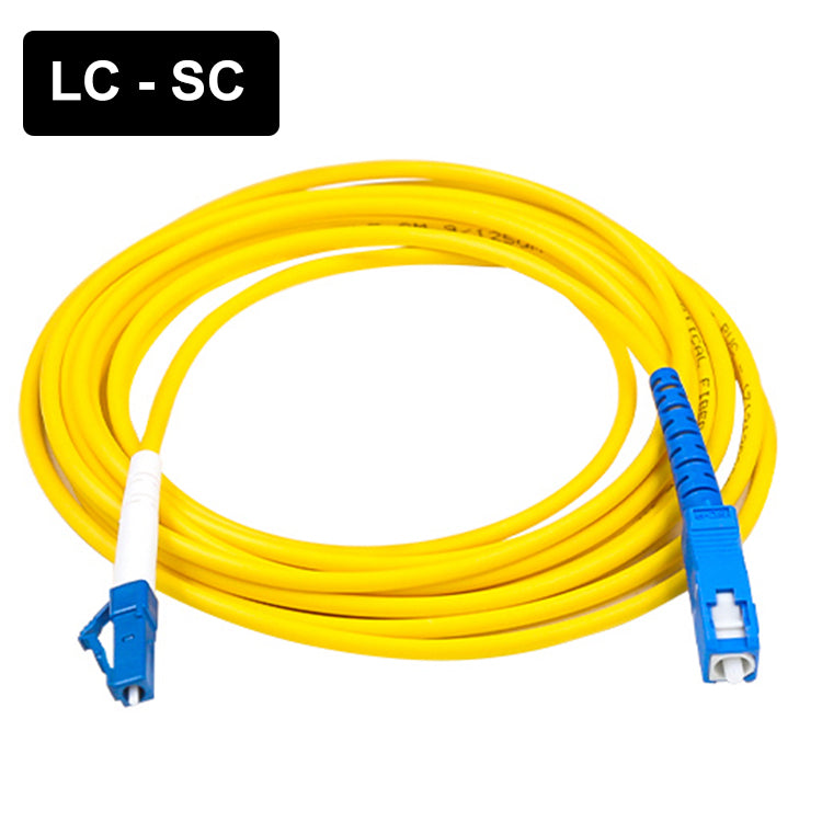 3M - Singlemode Simplex Fiber Optic Cable (9/125) - LC to SC patch cord , Fiber patch cord single mode
