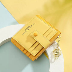 women PU leather card holder wallet card holder small purse