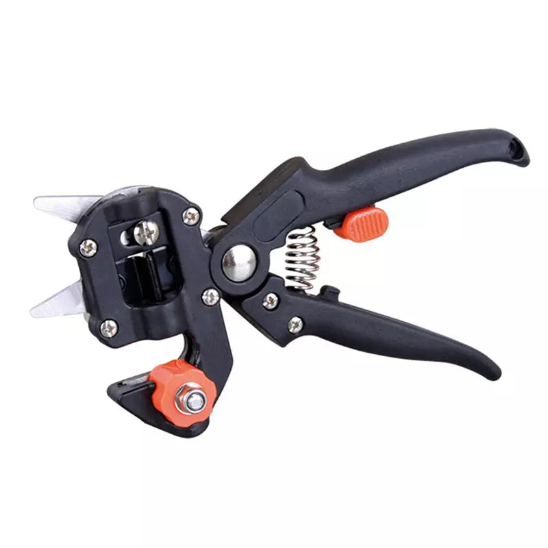 Grafting Tools Pruner Kit Garden Fruit Tree Grafting Shears 2 in 1 Gardening Scissors Shear Cutting Tool with Replacement Blades for Plant Branch Stem Vine Fruit Tree Grafting