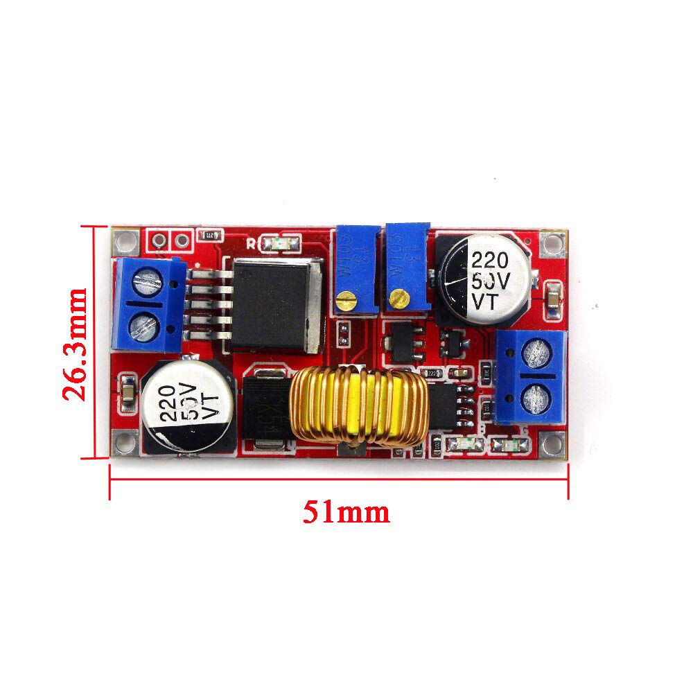 XL4015 5A DC to DC CC CV Step Down Charging Board Lithium Battery Buck Converter Charger Adjustable Power Supply Module Lithium Charger Module