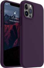 Shockproof Designed for iPhone XR 11, 12,13, 14 Pro Max  Case, Liquid Silicone Phone Case with [Soft Anti-Scratch Microfiber Lining] Drop Protection 6.7 inch Slim Thin Cover,Purple