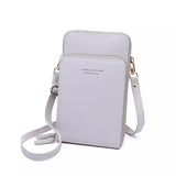 Wallet Small Crossbody Cell Phone Purse for Women, Mini Messenger Shoulder Handbag Phone Wallet with Credit Card Slots