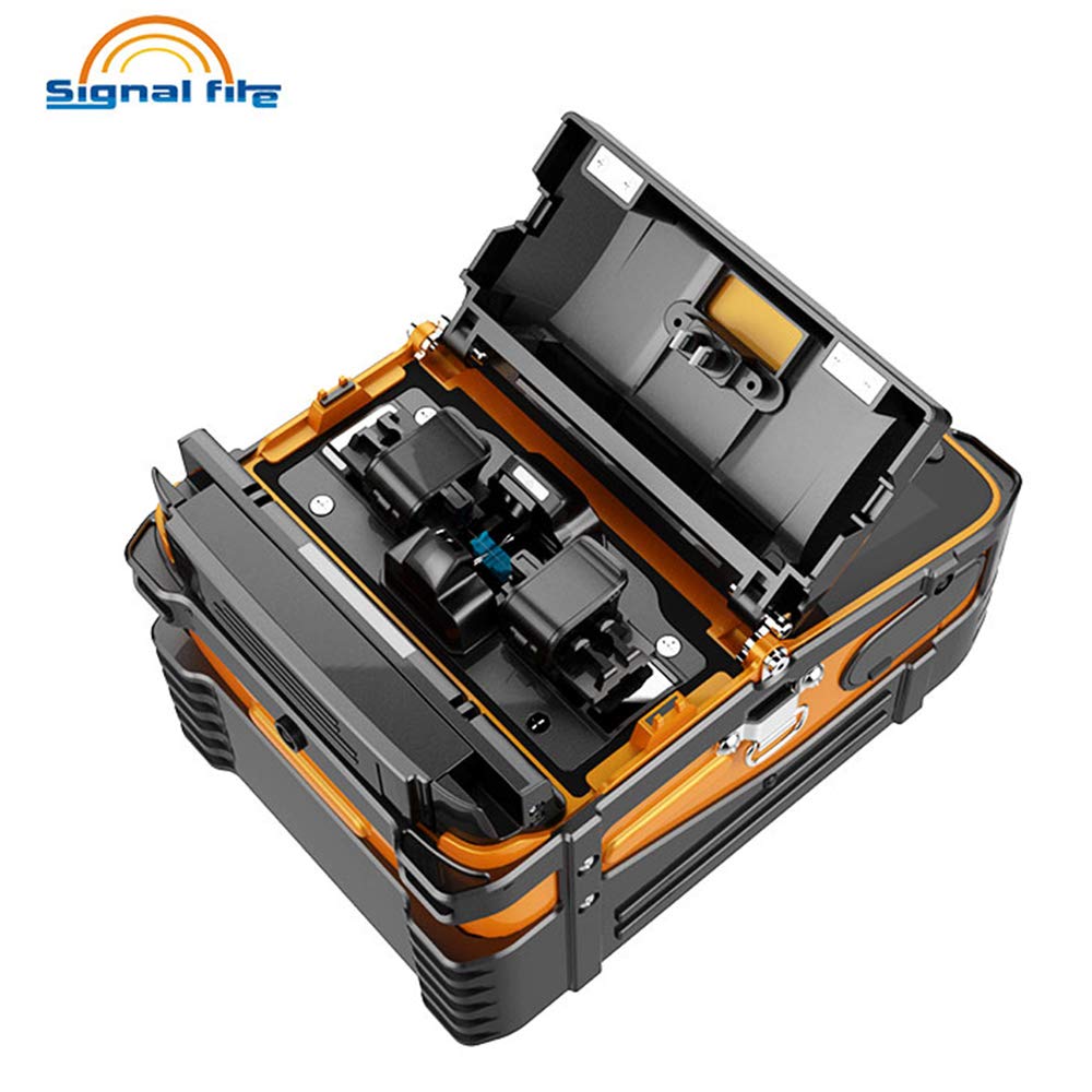 Signal Fire Ai-9 Optical Fiber Fusion Splicer with 5 Seconds Splicing Time Melting 15 Seconds Heating Fusion Splicer Machine Optical Fiber Cleaver FTTH Kit for Optical Fiber & Cable Projects