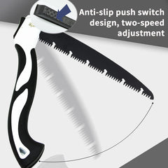 Folding Hand Saw For Camping Garden Pruning Compact Design Hand Saw 10 Inches Long With Two Replaceable Blades Hard Tooth Saw