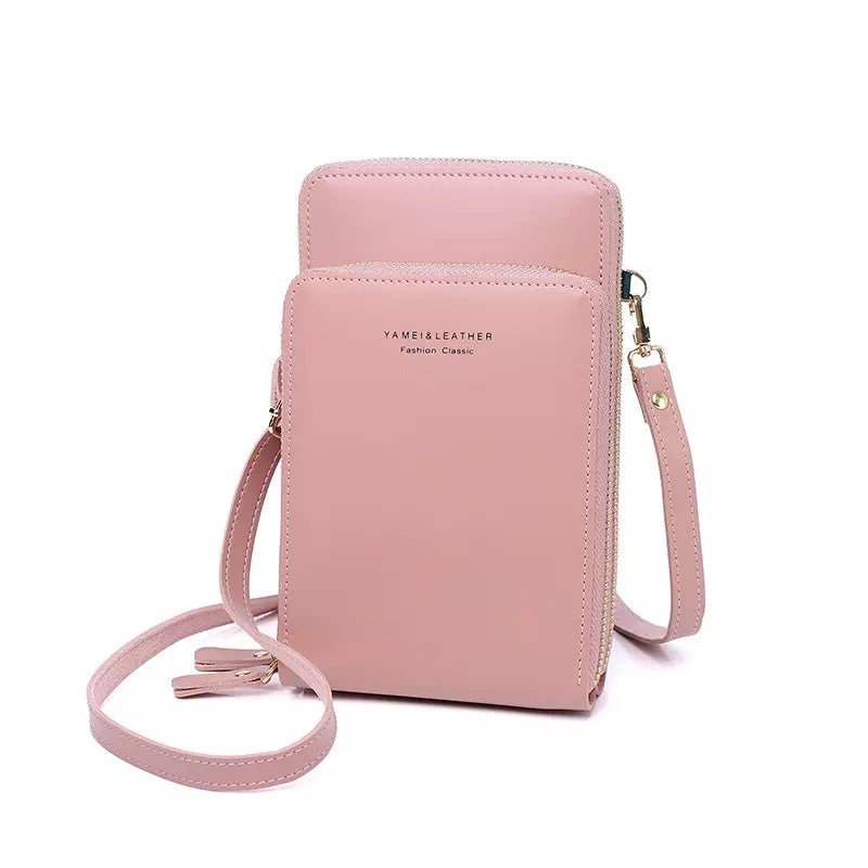 Wallet Small Crossbody Cell Phone Purse for Women, Mini Messenger Shoulder Handbag Phone Wallet with Credit Card Slots