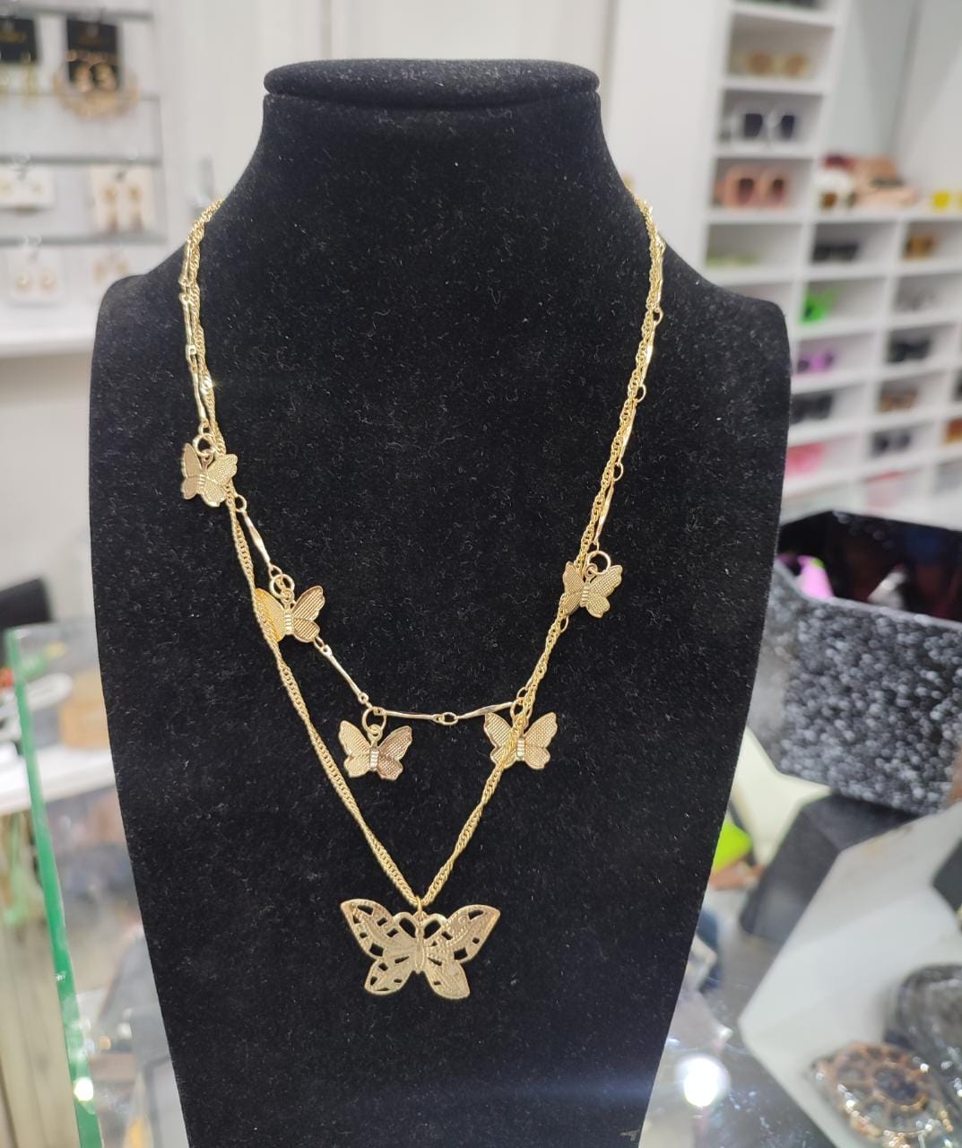 Chain women necklaces butterfly