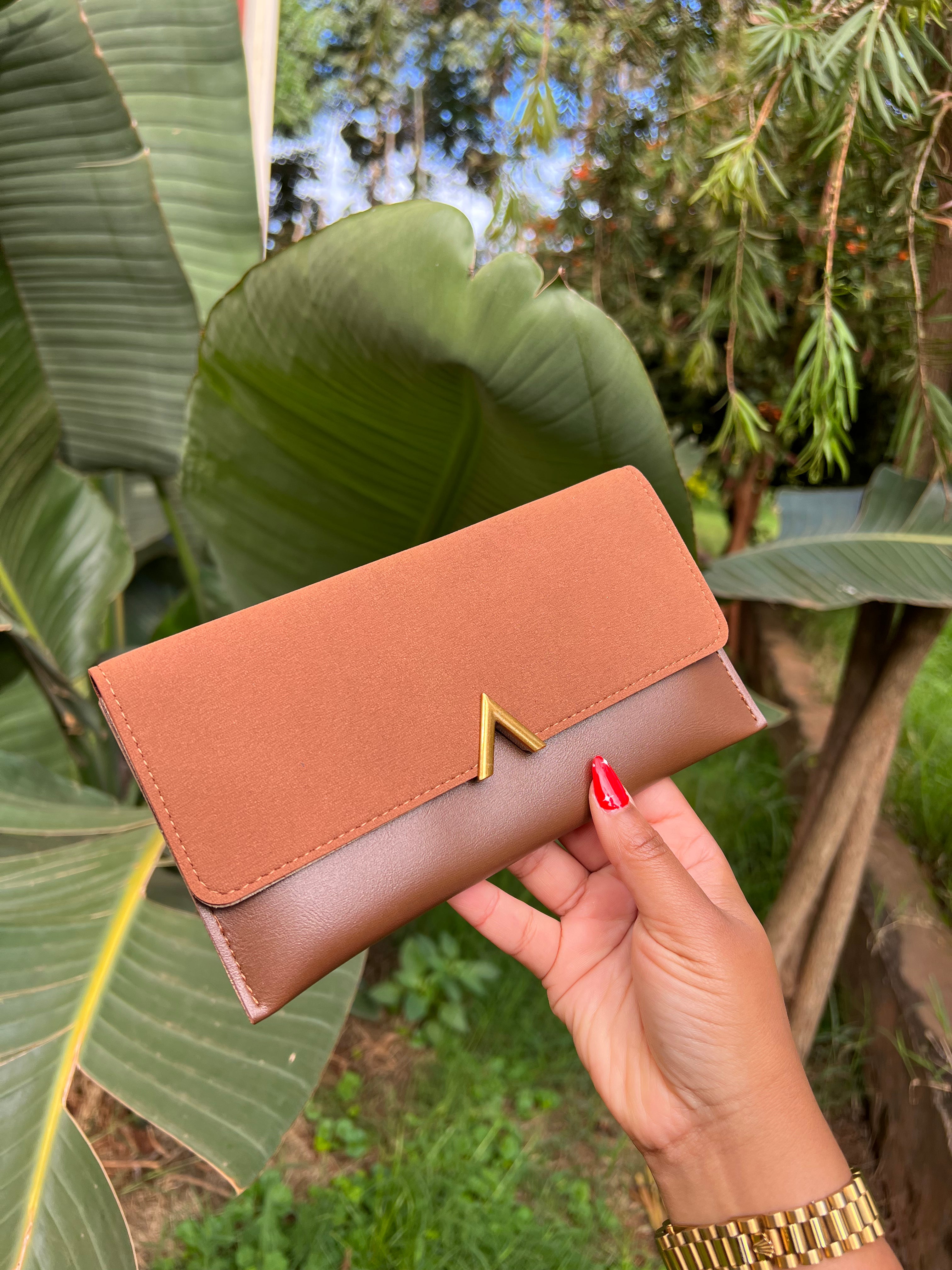 Large v shaped wallets, women wallet purse