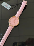 Watch leather pink