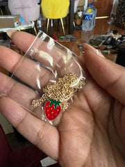 Chain single strawberry chain