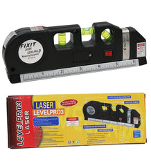 Multipurpose Laser Level Laser Measure Line 8ft+ Measure Tape Ruler Adjusted Standard and Metric Rulers Laser Level