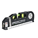 Multipurpose Laser Level Laser Measure Line 8ft+ Measure Tape Ruler Adjusted Standard and Metric Rulers Laser Level